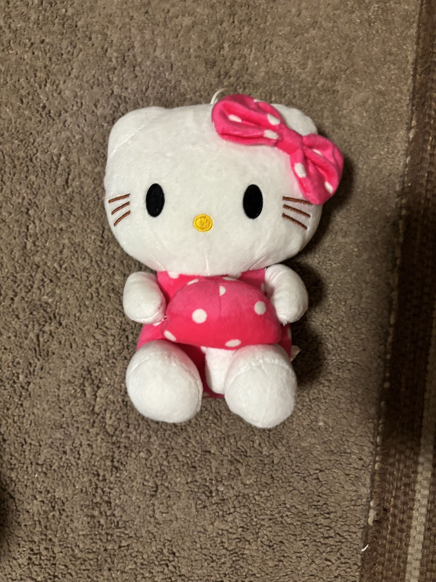 hello kitty pink plushie
