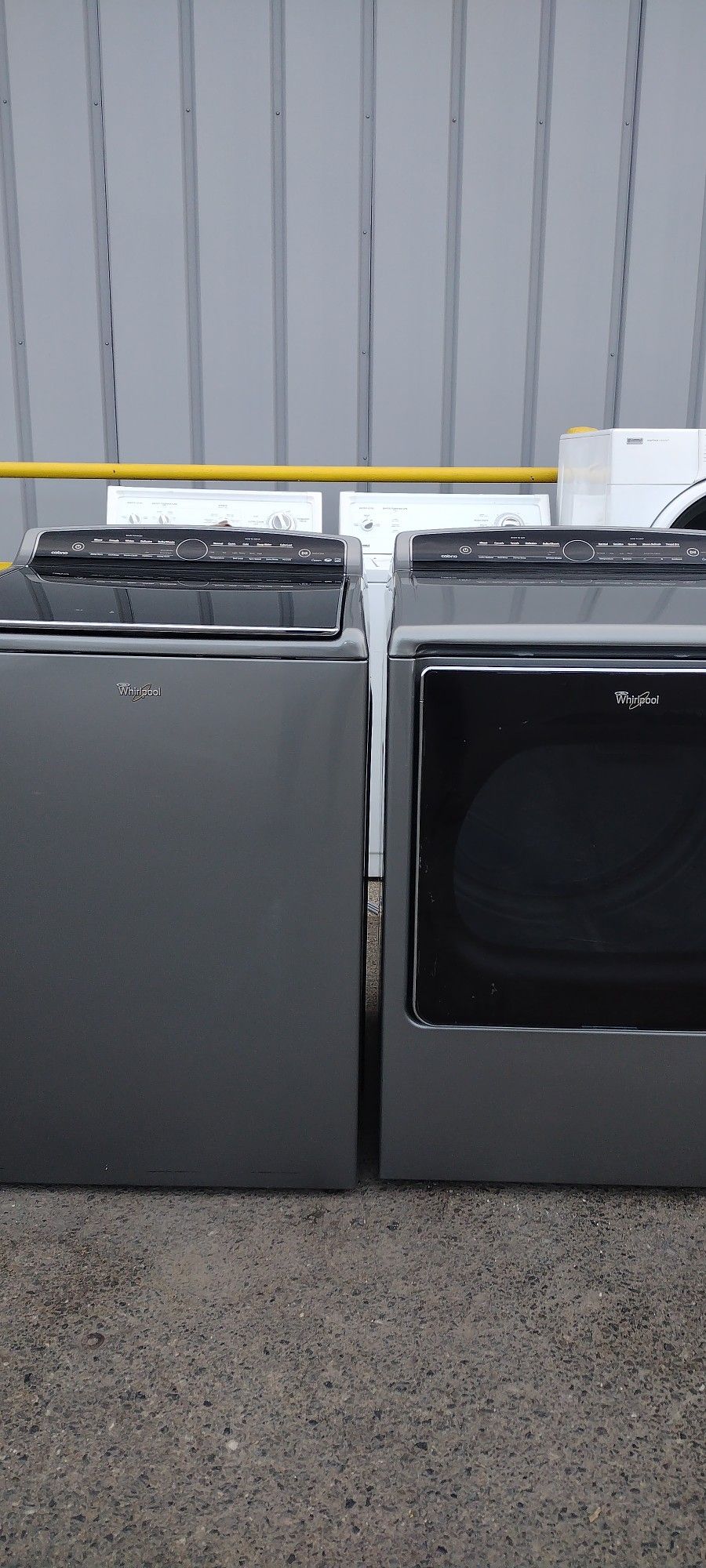 Whirlpool Whirlpool Cabrio Washer And Dryer Steam Set Electric Works