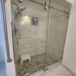 Shower Doors Frameless Material Only