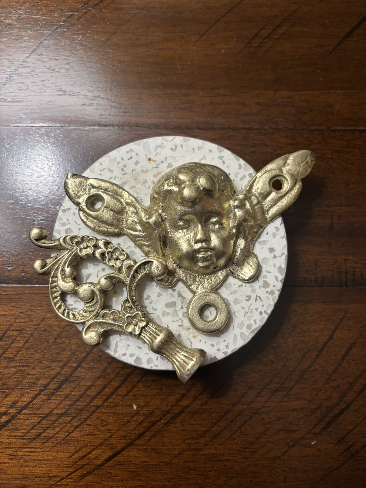 Vintage Brass Cherub Piece From Japan