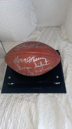 Hall Of Fame NFL Coaches Signed Football