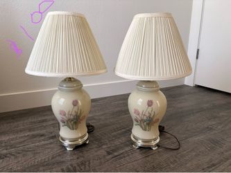 Vintage 80’s ceramic table lamps