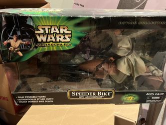 Star Wars Speeder Bike With Luke