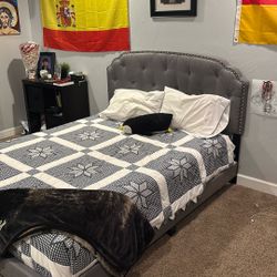 Bed Frame And Mattress (price Negotiable)