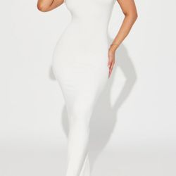 White long dress