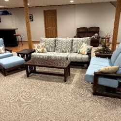 Outdoor TEAK Sofa Set 7 Piece