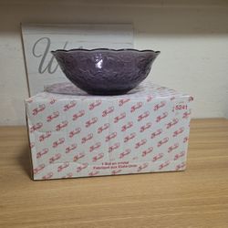 Purple Glass Fantasia Bowl
