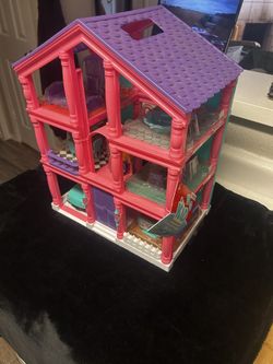 Kid Connection 3-Story Dollhouse Play Set w/ Working Garage & Elevator