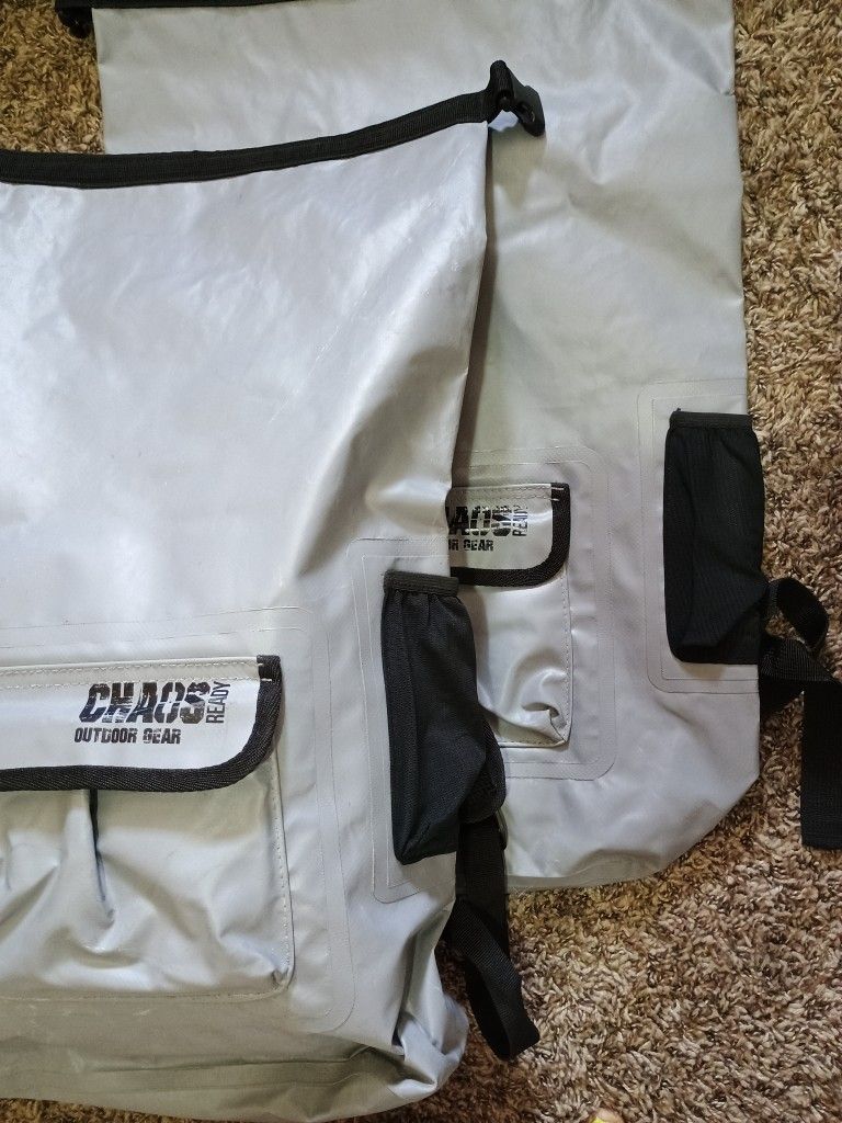 (2) Chaos Waterproof Dry Bag Backpack