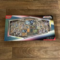 Sam’s Club Pokemon TCG Lucario Ex and Tyranitar Ex Prismatic Evolutions Premium Collection Bundle