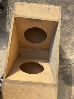 2 12 inch sub box for trunk setup