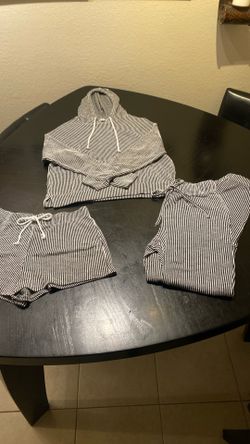 3 Piece Caution To The Wind PJ SET Size Medium 
