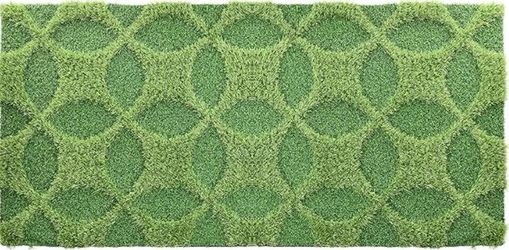 Artificial Grass Turf 3' x 6' for Floor and Walls, UV Resistant Artificial Plant Wall Décor, 3D Design Fake Faux Grass for Indoor Outdoor