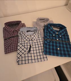 Nautica Men's Button-Down Shirts – Lot of 4