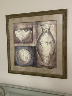 High Quality Pottery Picture (36” x 36”)