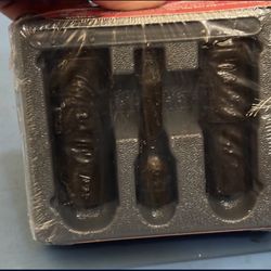 Snap-on Tools 3 pc 3/8" Drive Lug Nut Socket Set • Includes FLSM1719 (17/19 mm), FLSM2122 (21/22 mm) Metric Flip Lug Nut Sockets and an IMX31 Impact E