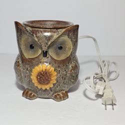 Owl Wax Warmer Sunflower