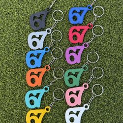 67 Keychains 