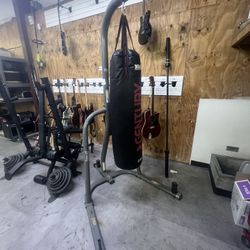 Punching Bag Set Up 