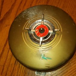 Vintage Fireman School Metal Vanguard Thermosonic Heat Fire Detector Alarm Bell. 