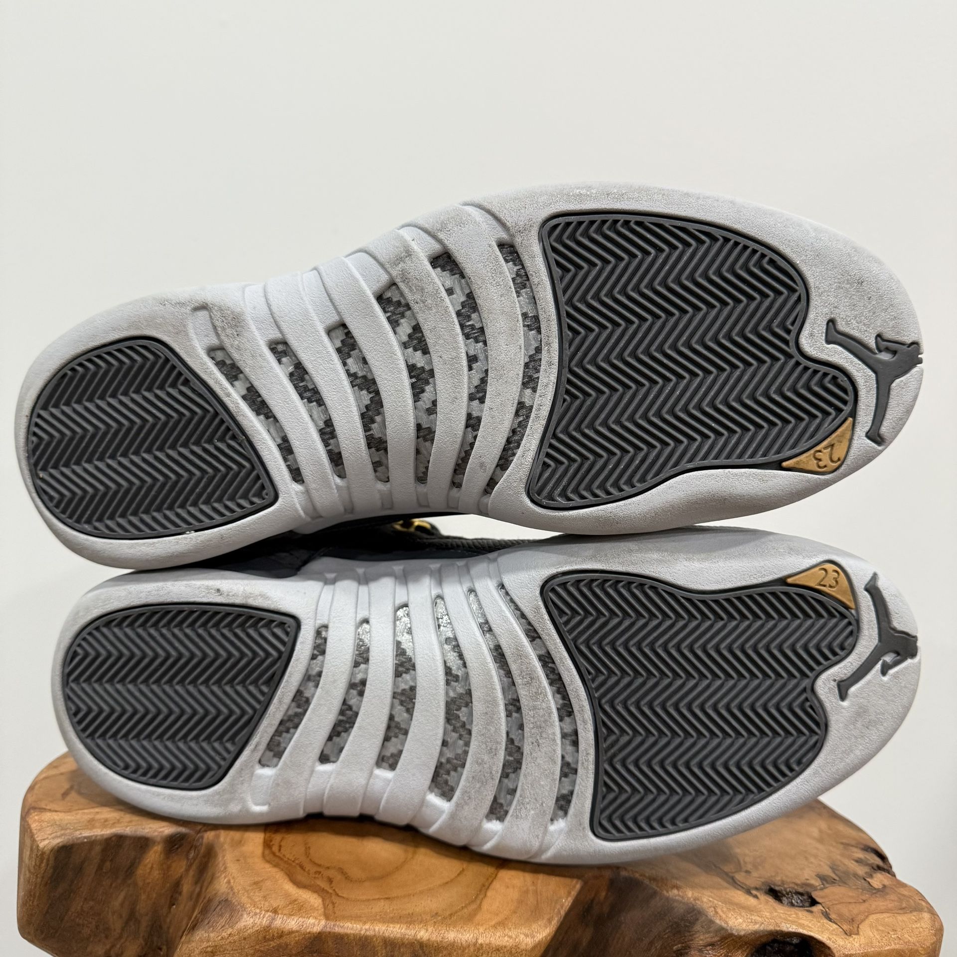Size 10.5 - Air Jordan 12 Retro Dark Grey Triple Grey Gold OG 130690-005 Air Jordan 12 Retro  main image 2