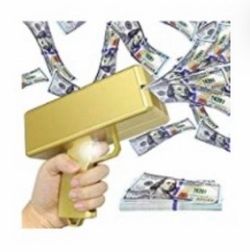 Alagoo Super Money Guns Paper Playing Spary Money Gun Make it Rain