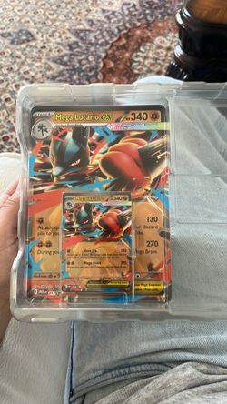 Mega Lucario EX Pokémon Card MEP IN 012