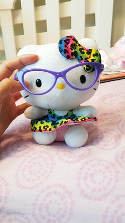 Small hello kitty plush with glasses
