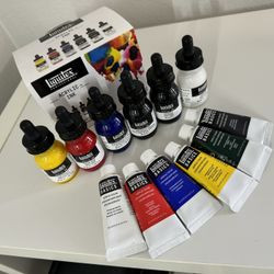 Liquitex Acrylic INK And Acrylic Paint
