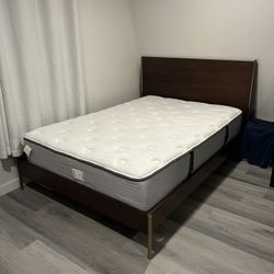 Bed frame and full size mattress