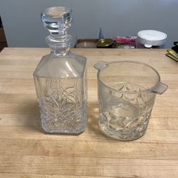 Chivas Regal Whiskey Decanter And Ice Holder