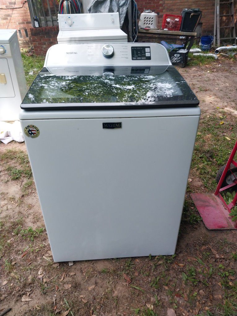 Nice Glass Top Maytag Washer 