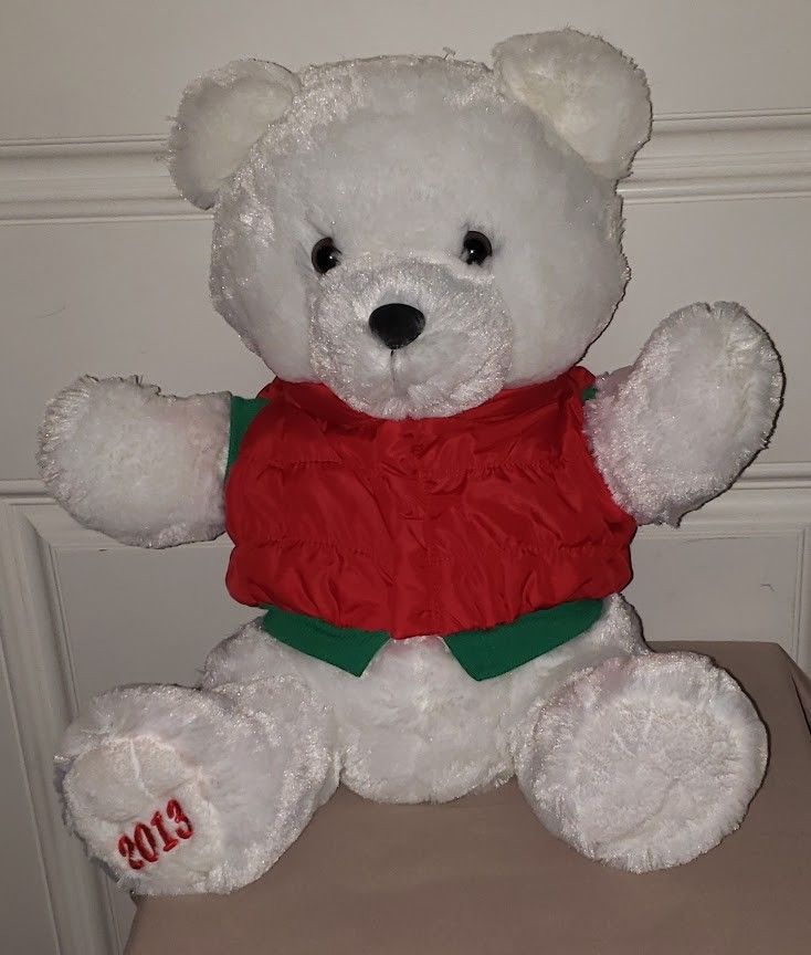 2013 DanDee 16" Christmas/Holiday Teddy Bear Plush Stuffed Animal