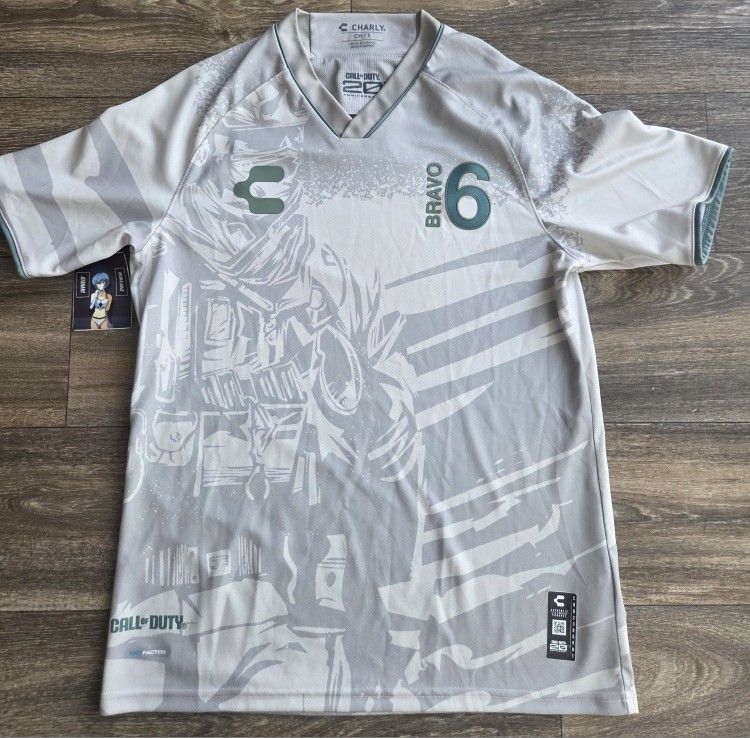 Charly Call Of Duty Bravo Six John Price Soccer Jersey Mens Small