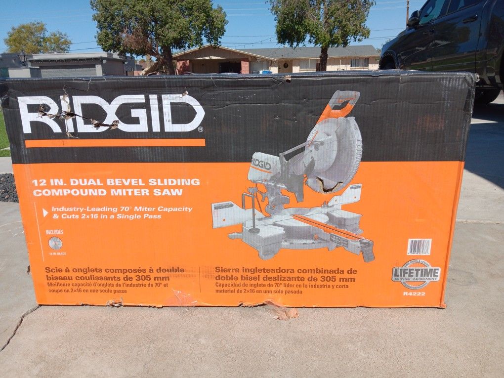 SLIDING MITER SAW 12"