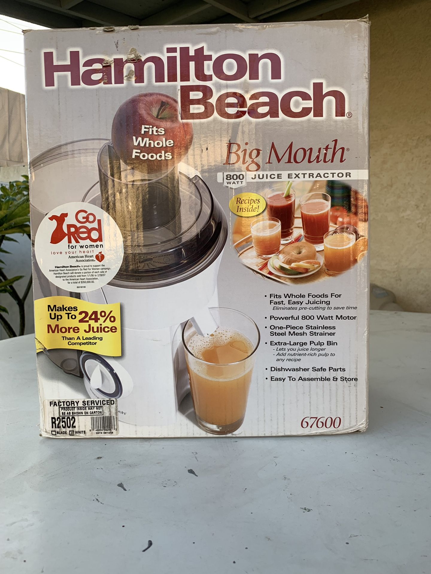 Hamilton Beach Big Mouth Juice Extractor