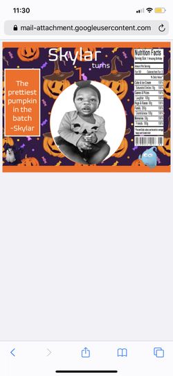 Halloween chip bags party favor $40 for 12 $30 for birthday special