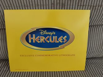 Disney 1997 Hercules Commemorative Lithograph