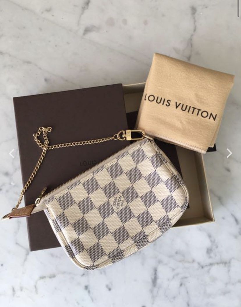 Louis Vuitton Pochette Acessoires Damier Azur  Bag 