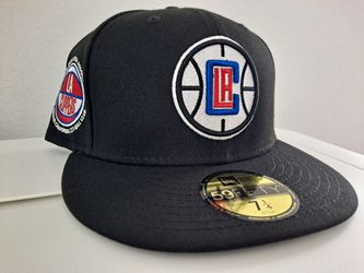 Los Angeles Clippers Black Hat Cap New Era 7 1/4 NWT