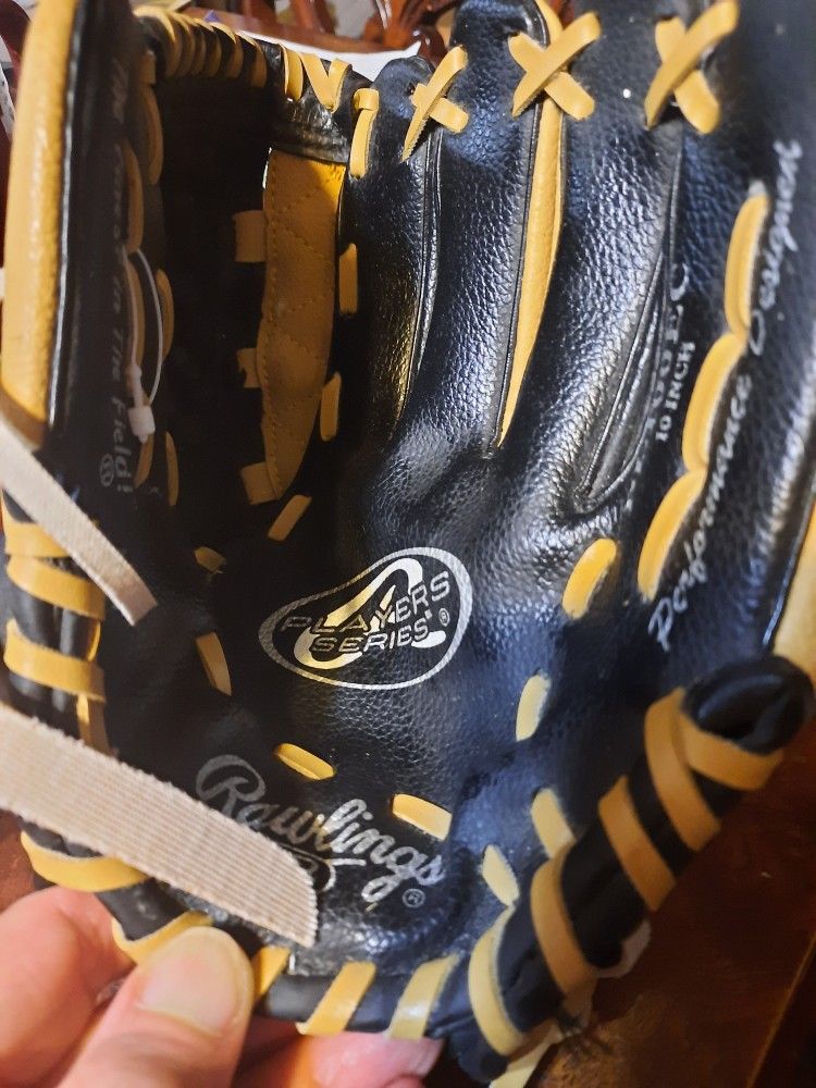 Rawlings Youth Baseball/Teeball Glove Mitt : Players Series 10"