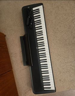 Korg B1 digital piano keyboard cables and sheet stand included