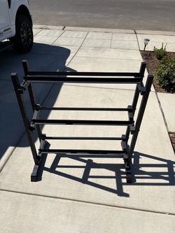 3-Tier Heavy Duty Metal Dumbbell Weight Rack Stand