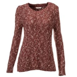 Bob Timberlake Marled Yarn Cable Knit Pullover Sweater for Ladies Women's L