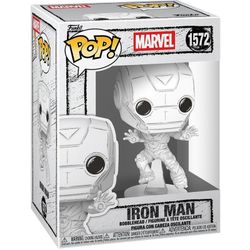 Funko POP! Marvel: Sketched - Iron Man - Special Processing C, Vinyl Figure, Collectible