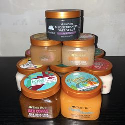 Tree hut sugar scrubs