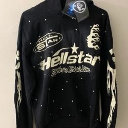 1:1 Hellstar Hooded Vintage Black