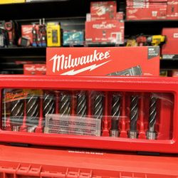 Milwaukee High Speed Steel Annular Cutter Kit With 3/4" Weldon Shank (9-Piece)