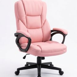 Pink executive chair