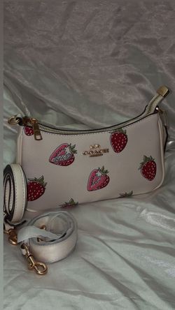 Coach Strawberry Print Crossbody Bag